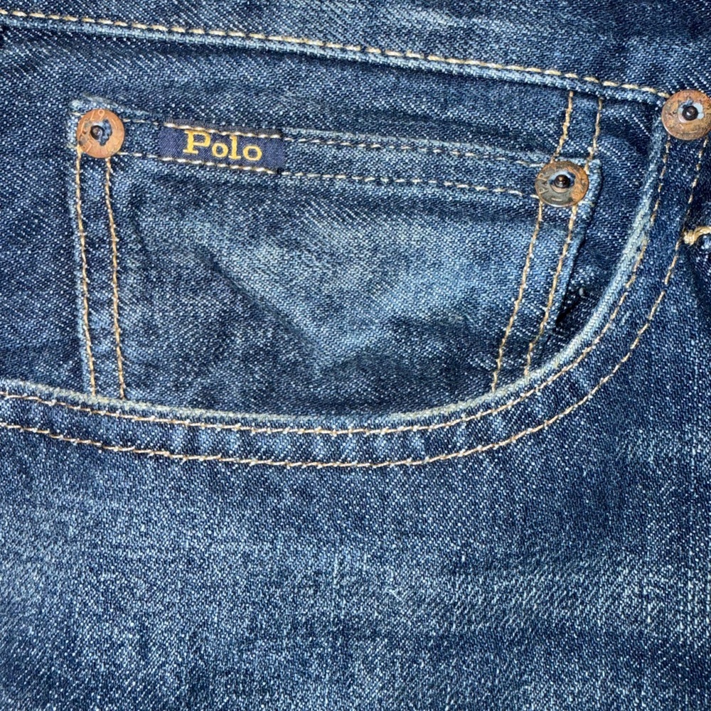 Polo Ralph Lauren Hampton Relaxed Straight Leg Jeans men’s sz 36 x 30 - Picture 10 of 14